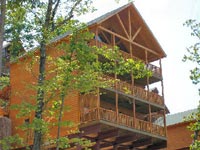 Four Bedroom cabin rentals in Pigeon Forge, Gatlinburg and Sevierville Tn.