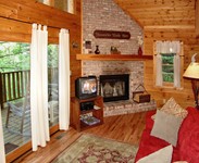 Log cabin in the Smokies.