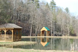 Gazebo Weddings by the water.